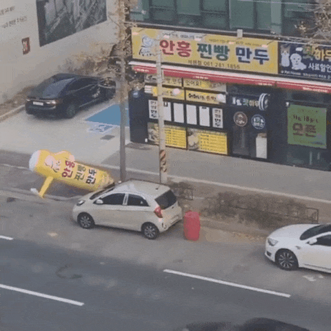 찐빵집의 무료세차
