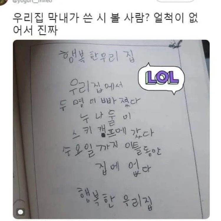 누나 둘을 떠나 보낸 막내의 일기