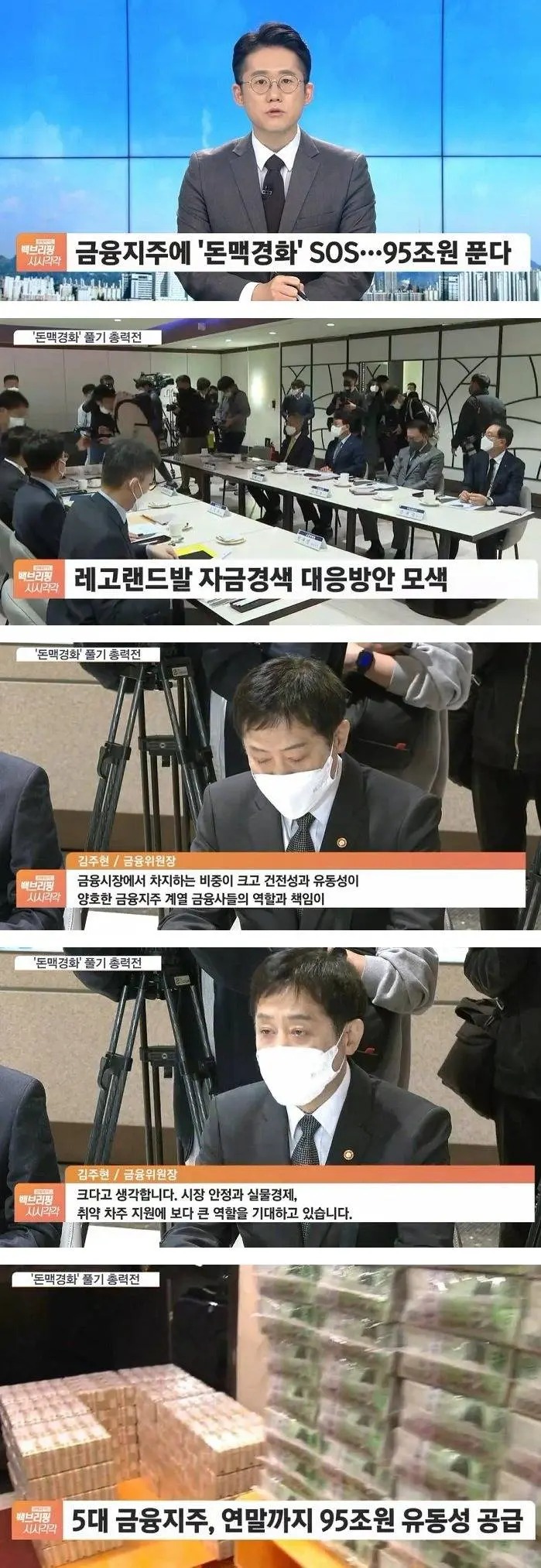 시장경제를 위해 결국 95조 투입... 