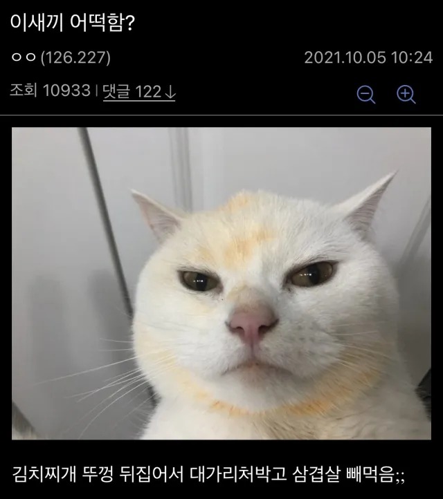표정 진짜 개열받네 ㅋㅋㅋㅋ