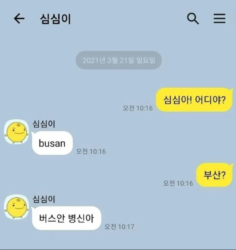 심심이 레전드