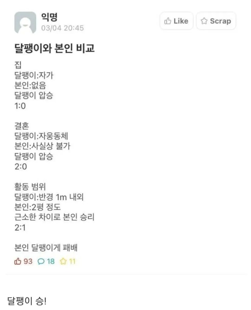 달팽이vs인간