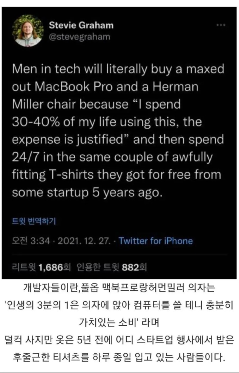 찐 개발자들의 소비패턴 