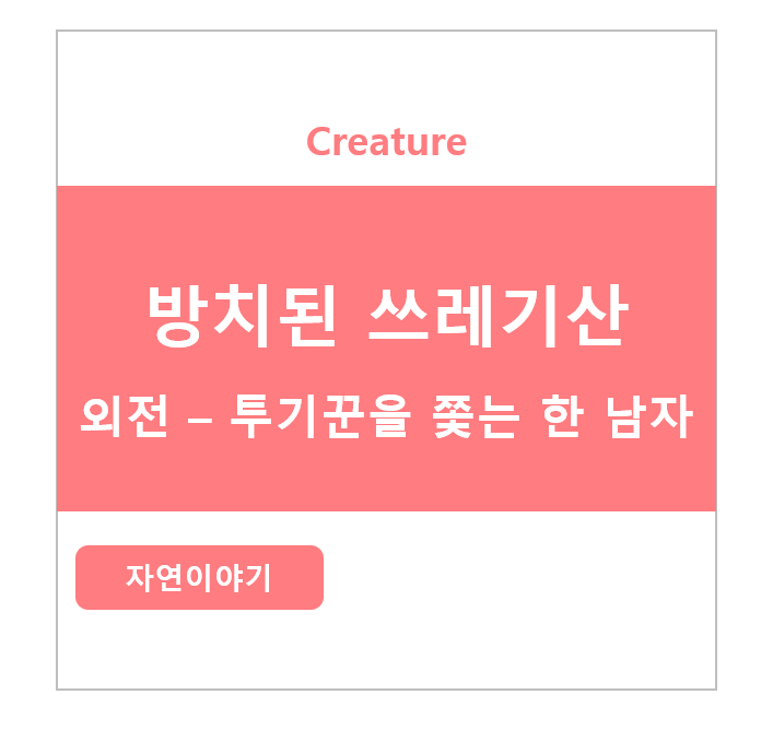 방치된 쓰레기 산 , 외전 - 투기꾼을 쫓는 한 남자