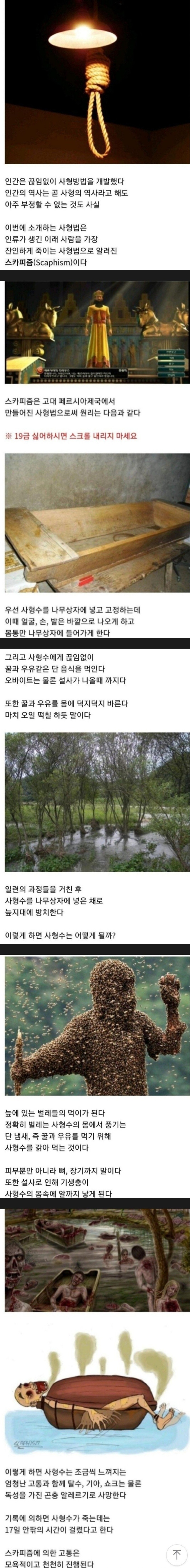 역사 상 가장 잔인한 형벌