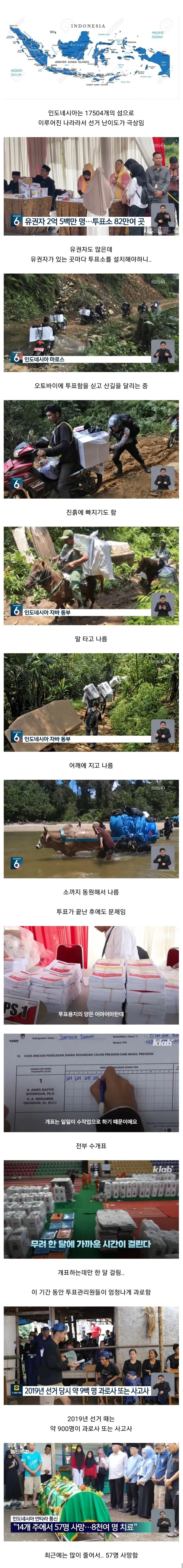 선거철만 되면 과로사가 많다는 인도네시아 근황