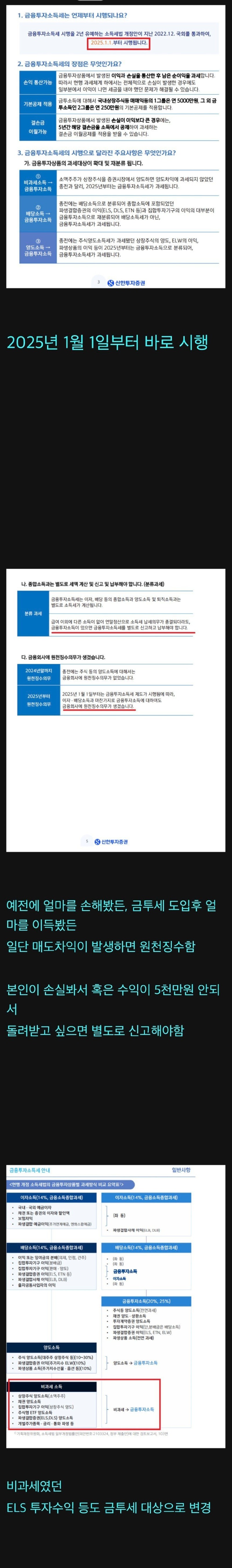 금투세 관련 증권사 안내문 