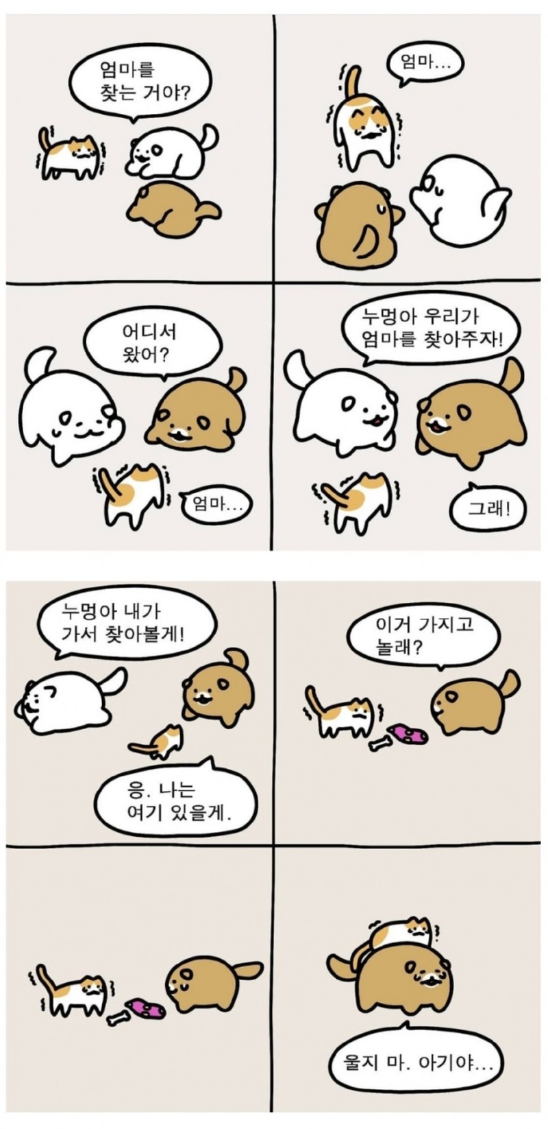 귀욤귀욤 새끼고양이 엄마찾는 만화.manhwa