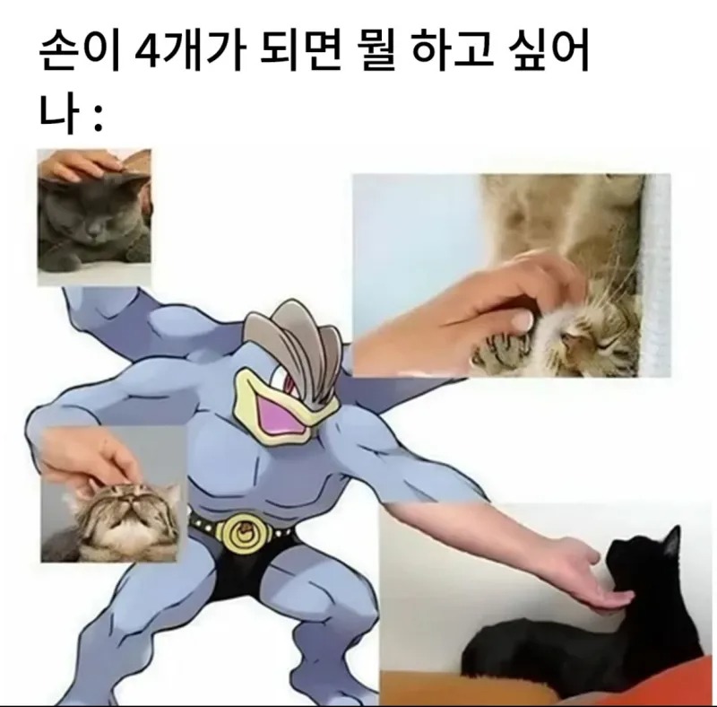 손이 4개면 뭐 하고 싶어?