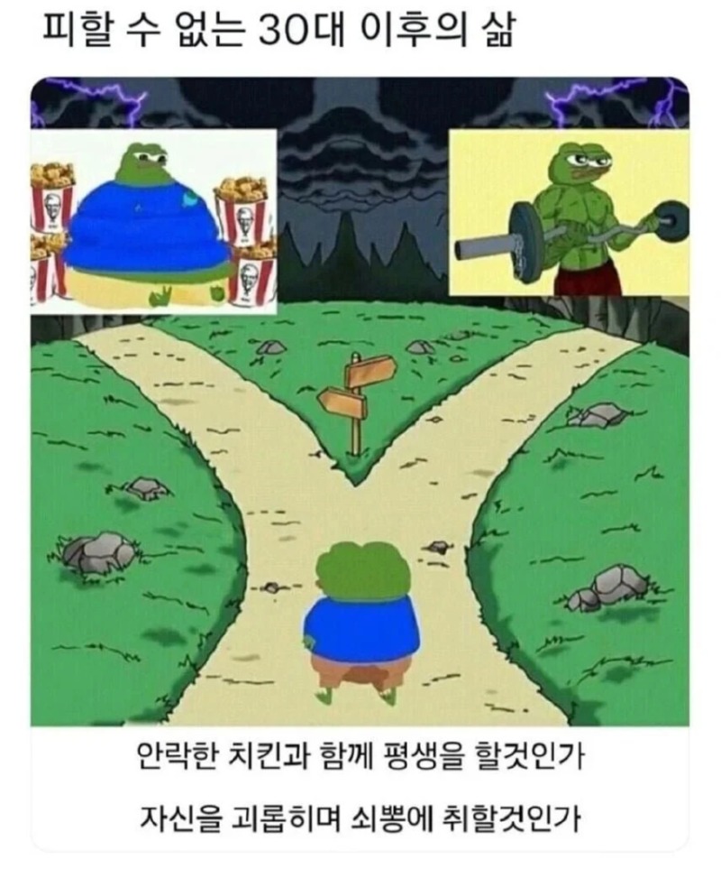 30대 이후 피할 수 없는 갈림길