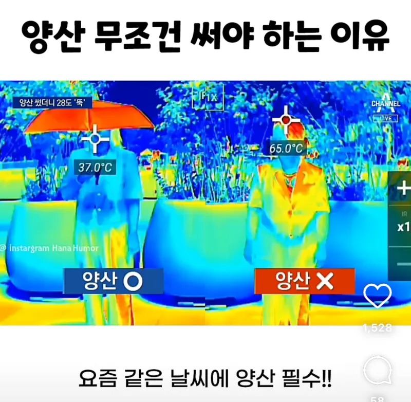 요즘 날씨에 양산을 써야 하는 이유