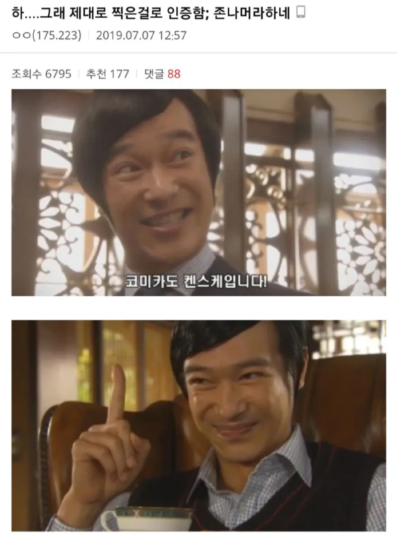 리갈하이 주인공과 닮은 디씨인 