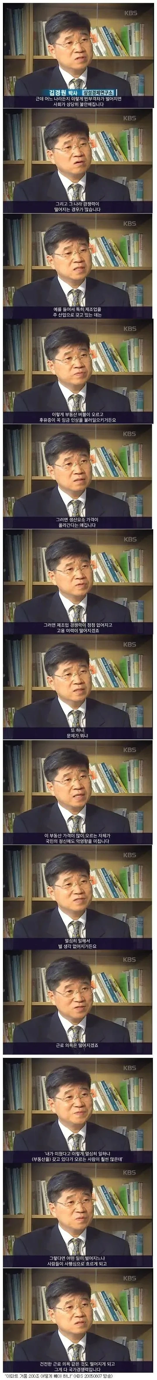 20년 전, 삼성 경제 연구소의 경제 상황 예측 