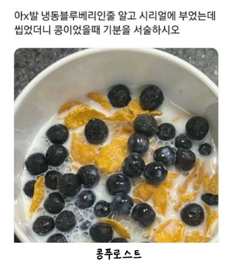 블부베리인줄 알고